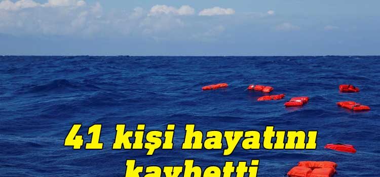 İtalya'nın Lampedusa adası açıklarında bir göçmen teknesinin batması sonucu 41 kişi hayatını kaybetti.