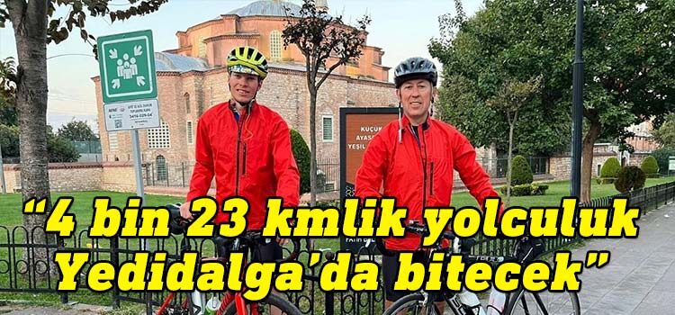 Kansere karşı farkındalık yaratmak için İngiltere’den bisikletle yola çıkan polis memuru Kıbrıslı Türk Ceyhun Uzun ile İngiliz meslektaşı Ryan Mckinlay, Cumartesi Girne Limanı’nda olacak.