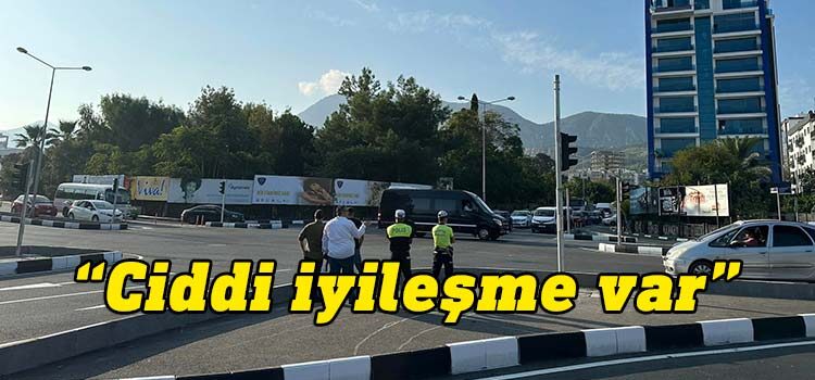 Girne Belediyesi Başkanı Murat Şenkul, Hirondel ışıklarında kameralı ışıkların devrede olmamasına rağmen araç geçiş sayıları ile sürelerinin ciddi iyileşmeyi işaret ettiğini söyledi.