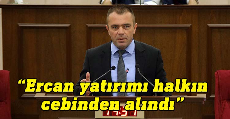 Cumhuriyetçi Türk Partisi Lefke Milletvekili Salahi Şahiner de “Ercan Havaalanı İşletmecisine Sağlanan Rantın Detayları” konulu bir konuşma yaptı.