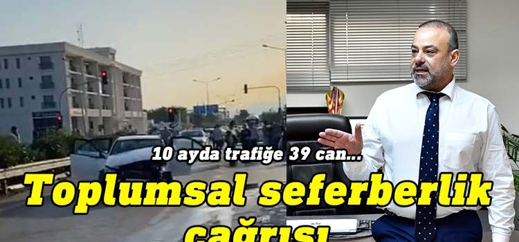 İş insanı Tekin Arhun bugün Girne’de yaşanan ve tanık olduğu ölümlü kaza sonrası toplumsal seferberlik çağrısı yaptı