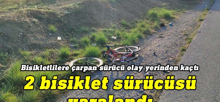 Lefkoşa-Girne ana yolunda sabah saatlerinde bir araç bisiklet sürücülerine çarptı. Kaza sonucu yaralanan  Berkal VOLKAN ve Nurettin ULVİ'nin tedavileri halen sürüyor.