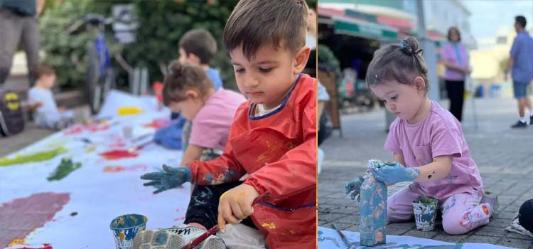 Girne Belediyesi’nin 2-4 yaş çocuklara yönelik sanat ve oyun atölyesi başladı
