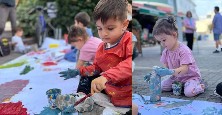 Girne Belediyesi’nin 2-4 yaş çocuklara yönelik sanat ve oyun atölyesi başladı