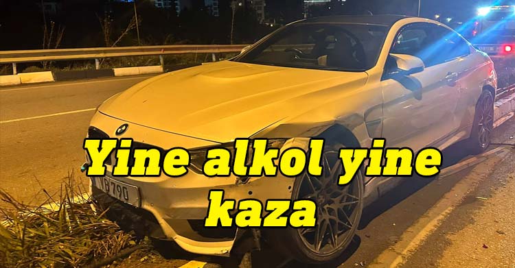 Girne'de Ecevit Caddesinde meydana gelen kazada alkollü sürücü Cemal Alpcan tutuklandı.