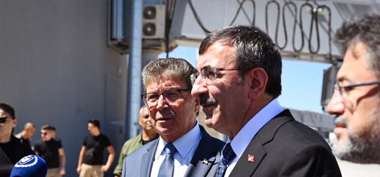 Türkiye Cumhuriyeti Cumhurbaşkanı Yardımcısı Cevdet Yılmaz 9.00 sıralarında KKTC’ye geldi.