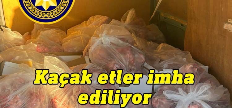 Gayretköy'de kaçak et ürünleri ele geçirildi