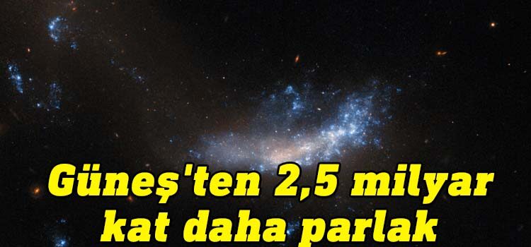 Hubble Teleskobu, güneşten 2,5 milyar kat daha parlak bir süpernovaya ev sahipliği yapan galaksiyi ortaya çıkardı.