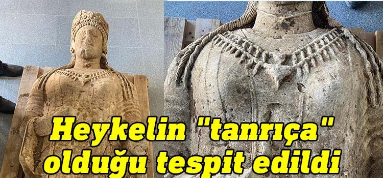 Eski Eserler ve Müzeler Dairesi, Ulukışla’da bir ağılda ele geçirilen heykelin M..Ö 600-480 yıllarına ait tanrıça heykeli olduğunu açıkladı.
