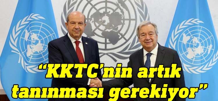 Cumhurbaşkanı Ersin Tatar, 5 Nisan’da Birleşmiş Milletler (BM) Genel Sekreteri Antonio Guterres ile görüşeceğini açıkladı.