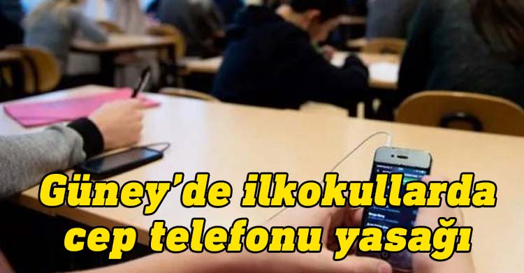 Güney Kıbrıs’taki ilkokullarda okul saatleri içerisinde cep telefonu kullanma yasağı getirilmesinin tartışıldığı bildirildi.