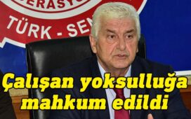 Kıbrıs Türk İşçi Sendikaları Federasyonu (Türk-Sen) Başkanı Arslan Bıçaklı