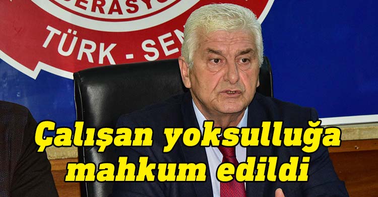 Kıbrıs Türk İşçi Sendikaları Federasyonu (Türk-Sen) Başkanı Arslan Bıçaklı