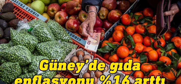  Güney Kıbrıs’ta son dört yılda Tüketici Fiyatları Endeksi'nin yüzde 14, gıda enflasyonunun da yüzde 16 arttığı bildirildi.
