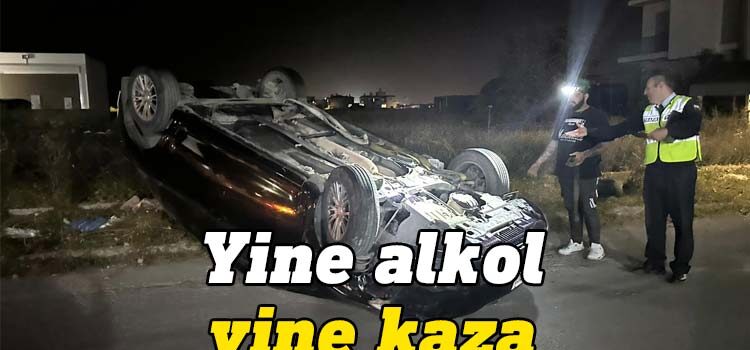Lefkoşa Kermiya bölgesinde dün gece alkollü sürücünün neden olduğu trafik kazası herhangi bir can kaybı yaşanmadan atlatıldı.
