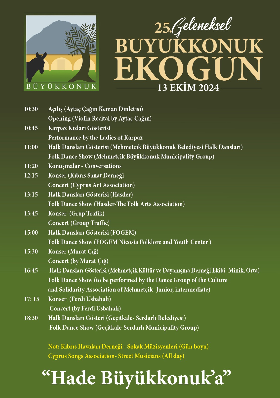 Büyükkonuk Eko Gün Program