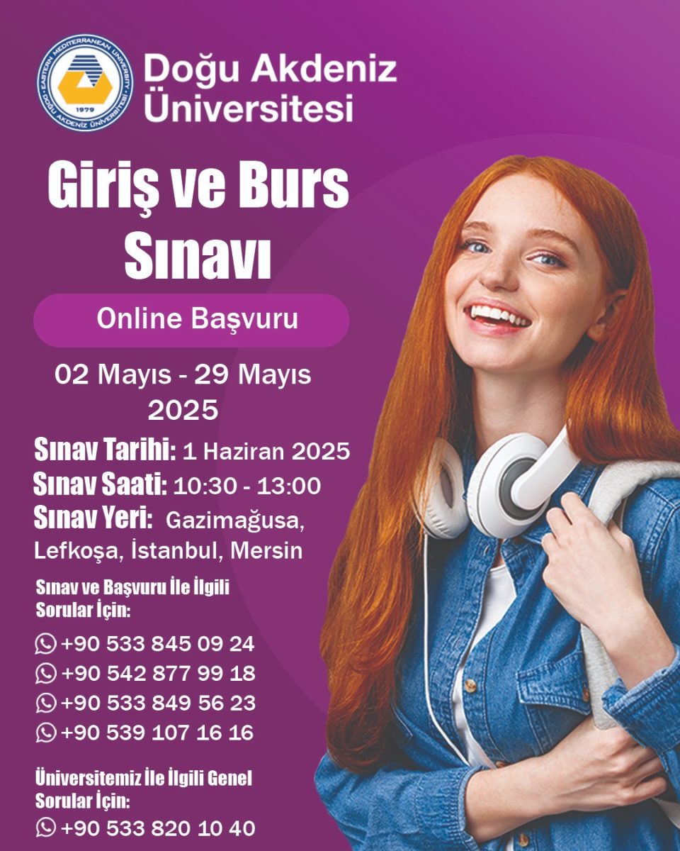 DAÜ giriş ve burs sınavı