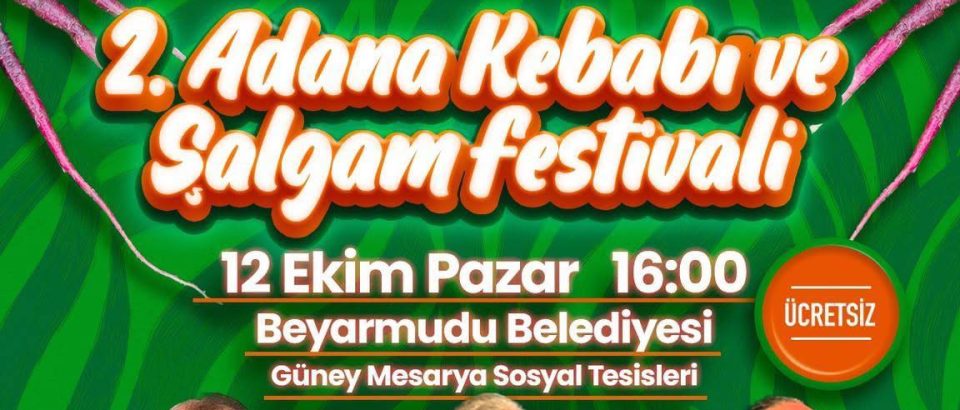 Adana Kebabı ve Şalgam Festivali