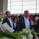 TDP Gazimağusa'da açık pazarda esnaf ve vatandaşlarla buluştu
