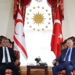 Cumhurbaşkanı Erhürman, TC Cumhurbaşkanı Erdoğan'la görüştü