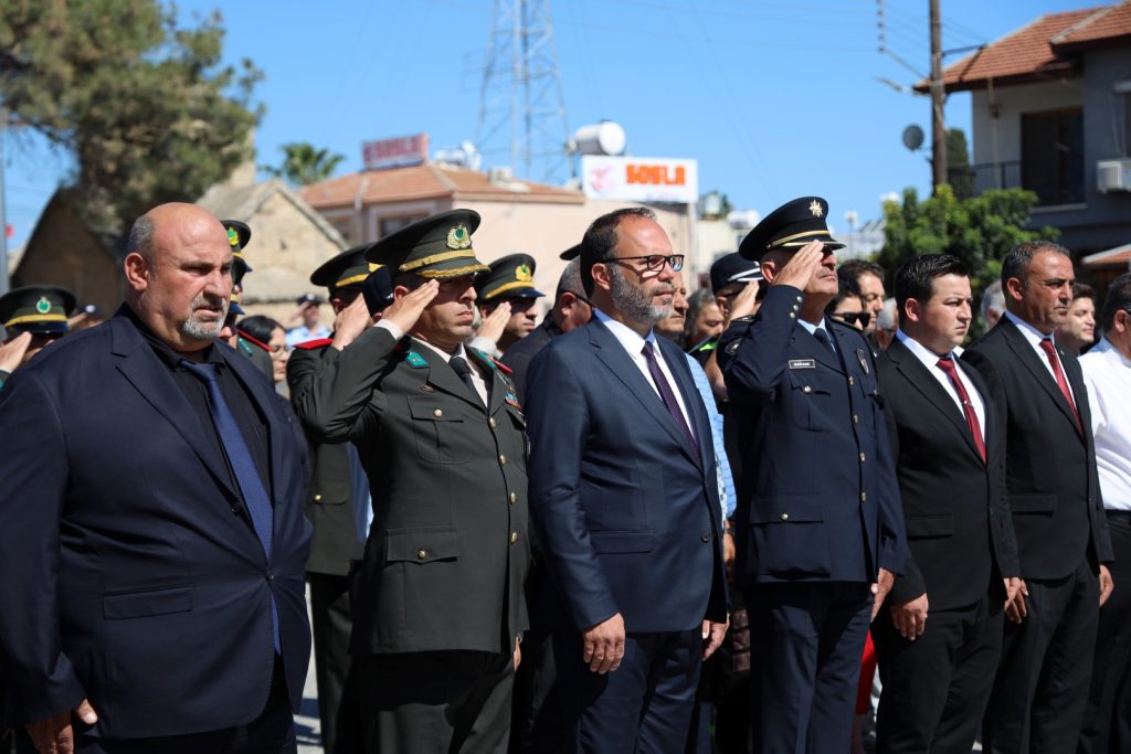 İskele'de Atatürk'ü Anma, Gençlik ve Spor Bayramı nedeniyle tören...