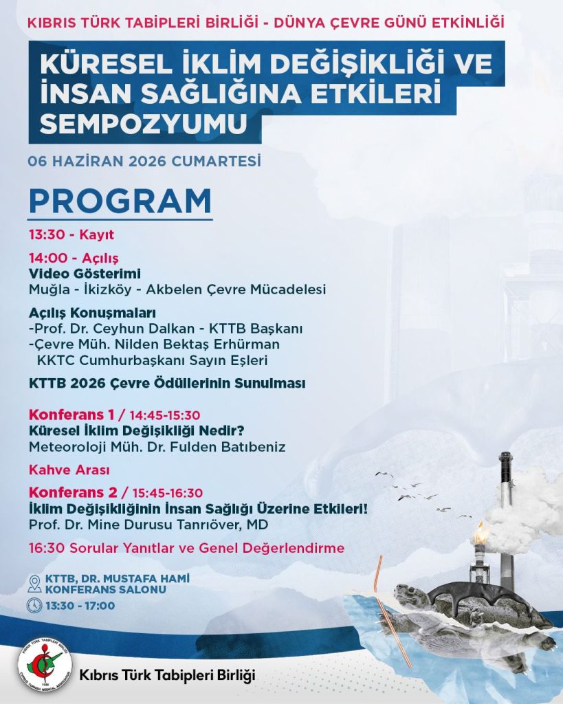 Tabipler Birliği, “Küresel İklim Değişikliği ve İnsan Sağlığına Etkileri” sempozyumu düzenliyor