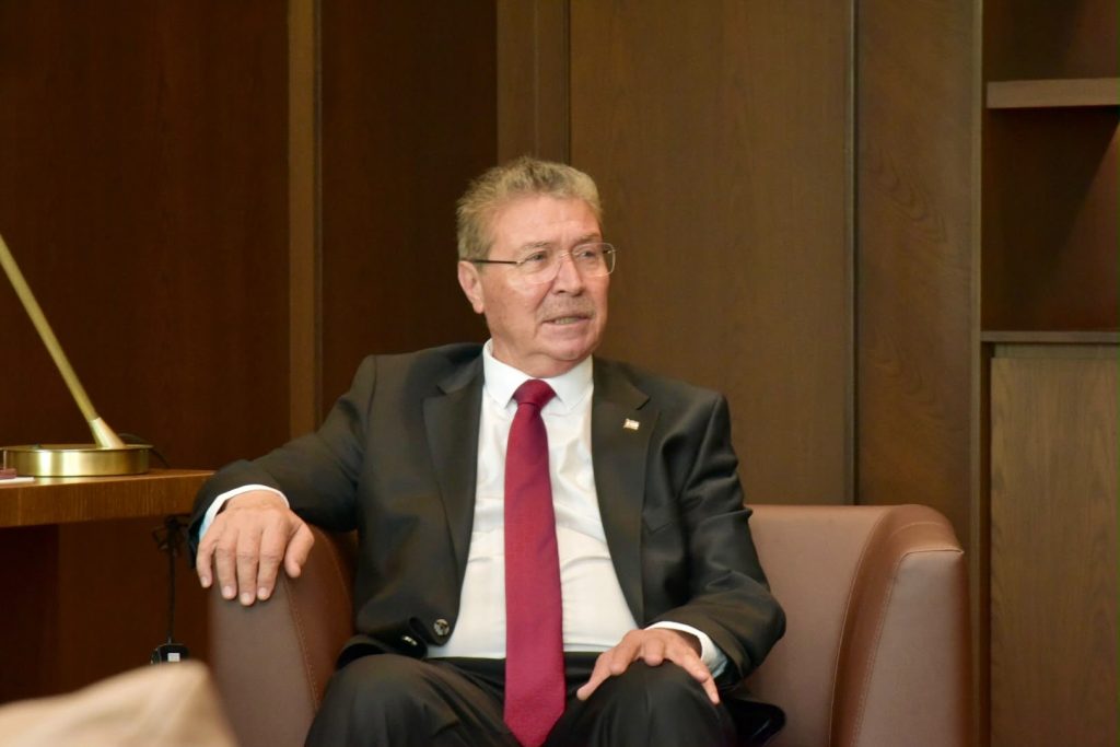 Başbakan Üstel, Türkiye İçişleri Bakanı Çiftçi’yi kabul etti