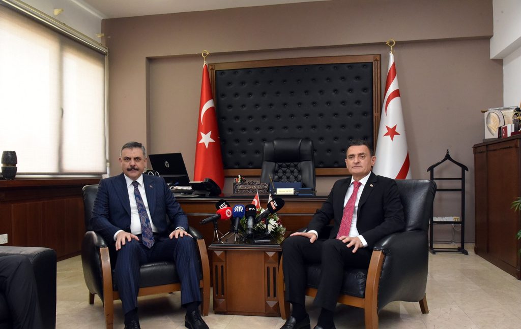 Oğuz, mevkidaşı Çiftçi ile görüştü:”İş birliğimiz devam edecek”
