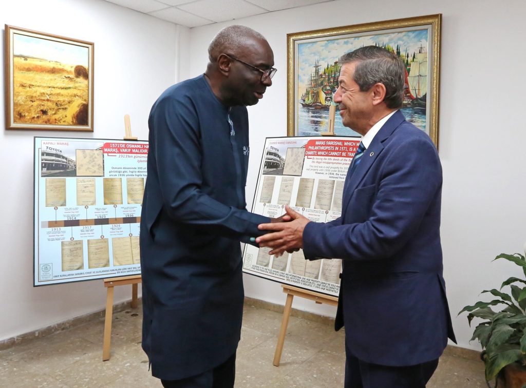 Ertuğruloğlu, BM Temsilcisi Diagne ve UNFICYP Komutanı Alam’ı kabul etti