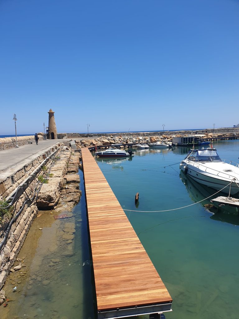 Ataoğlu, Girne Antik Liman’daki iskele çalışmalarını inceledi