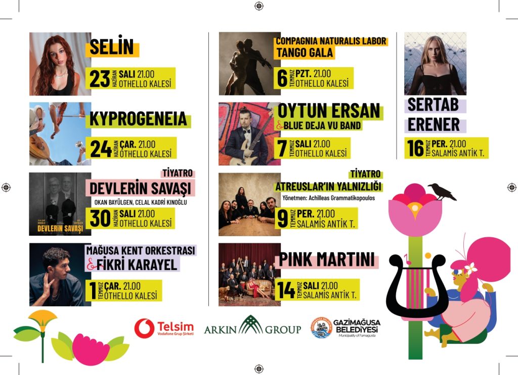Mağusa Kültür Sanat Festivali yarın başlıyor