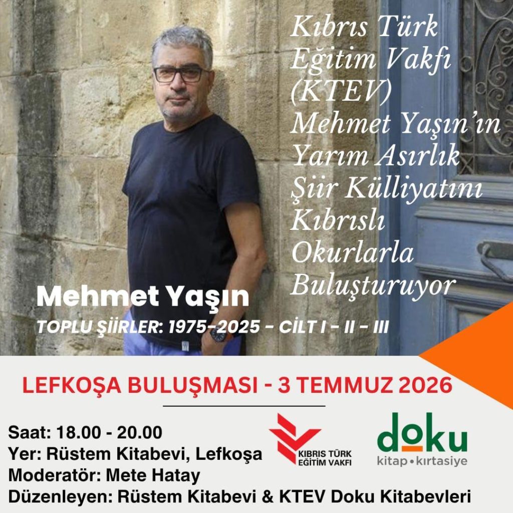 KTEV, Mehmet Yaşın’ın şiir külliyatını okurlarla buluşturuyor