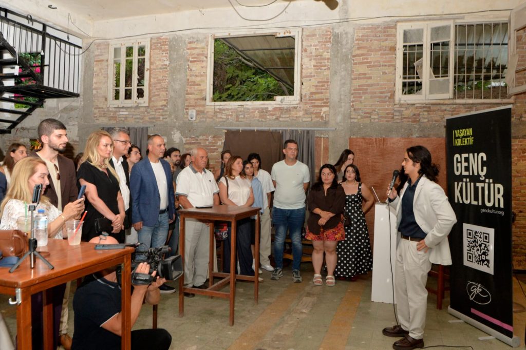 Erhürman çifti, Genç Kültür Kollektifi’nin tanıtım etkinliğine katıldı