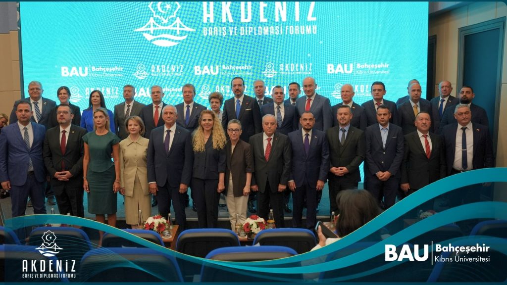 “Akdeniz Barış ve Diplomasi Forumu” Bahçeşehir Kıbrıs Üniversitesi ev sahipliğinde başladı