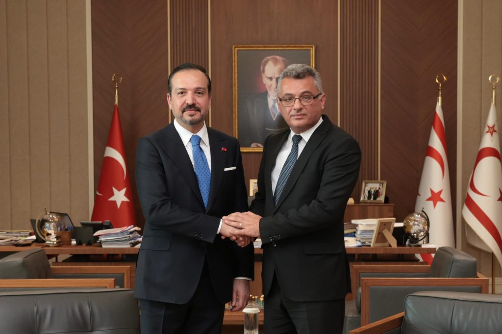 Cumhurbaşkanı Erhürman, AK Parti Genel Başkan Yardımcısı Zorlu’yu kabul etti