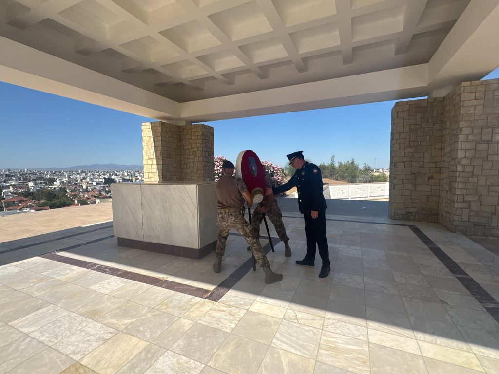 Polis Örgütü’nün 62'nci kuruluş yıl dönümü...PGM heyeti, Atatürk Anıtı, Dr. Fazıl Küçük Anıtı ve Denktaş Mozolesi'ne çelenk sundu