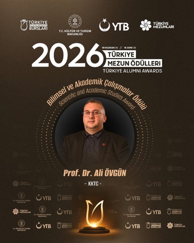 DAÜ Öğretim Üyesi Ali Övgün, "Bilimsel ve Akademik Çalışmalar Ödülü"ne layık görüldü