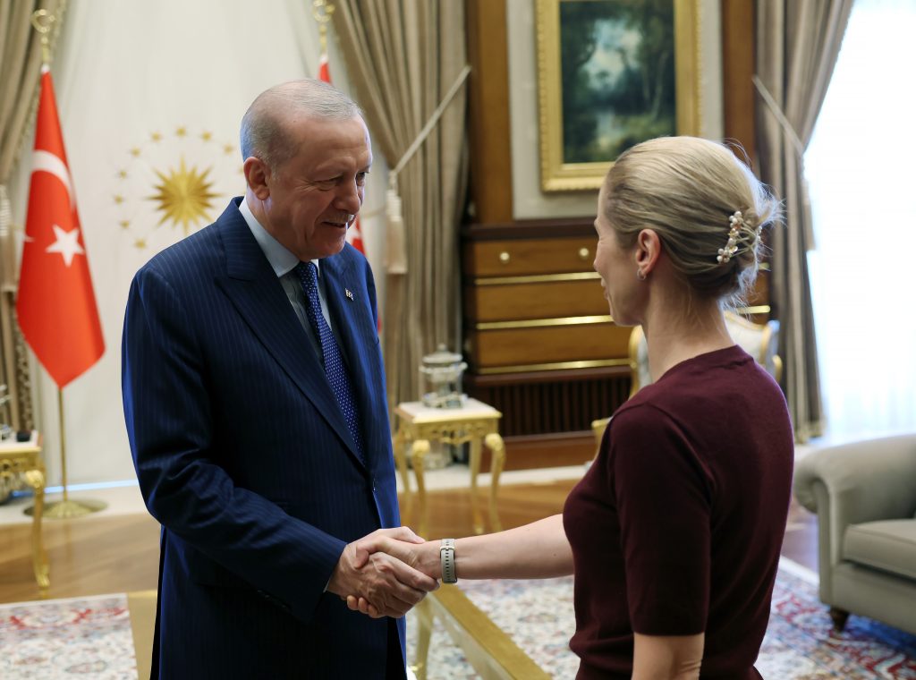 Erdoğan, Kallas'ı kabul etti