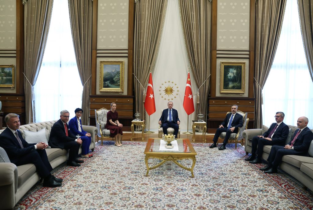 Erdoğan, Kallas’ı kabul etti