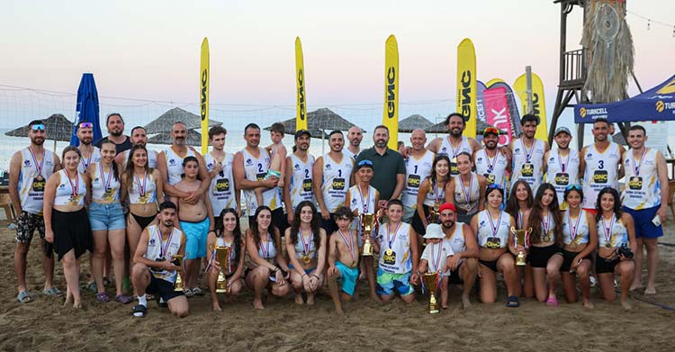 Genç Kıbrıs Bedi’s Osman Çetintaş Beach Volley Turnuvası tamamlandı