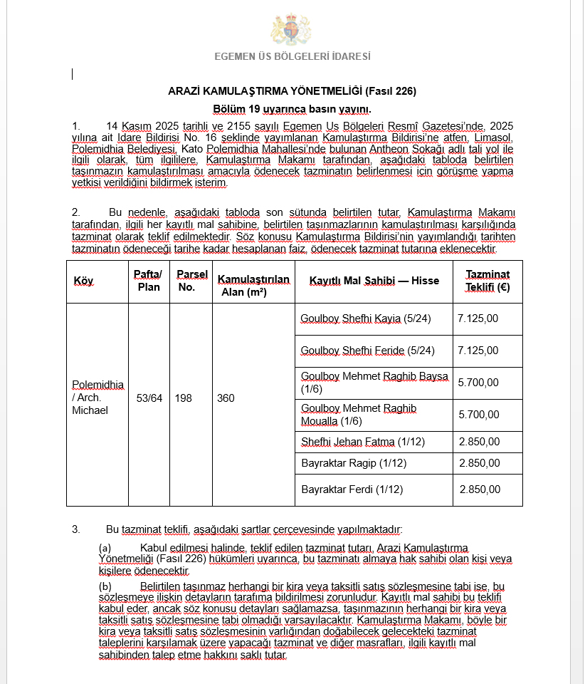 İngiltere Kıbrıs Hükümran Akrotiri Üssü’nden duyuru