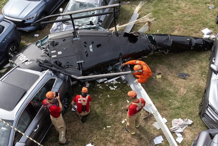Brezilya’da iki helikopter havada çarpıştı, altı kişi öldü