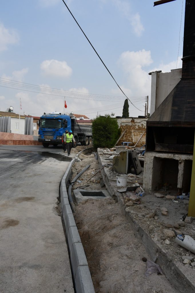 Mesarya Belediyesi, İnönü'de altyapı ve üstyapı çalışmalarına başladı