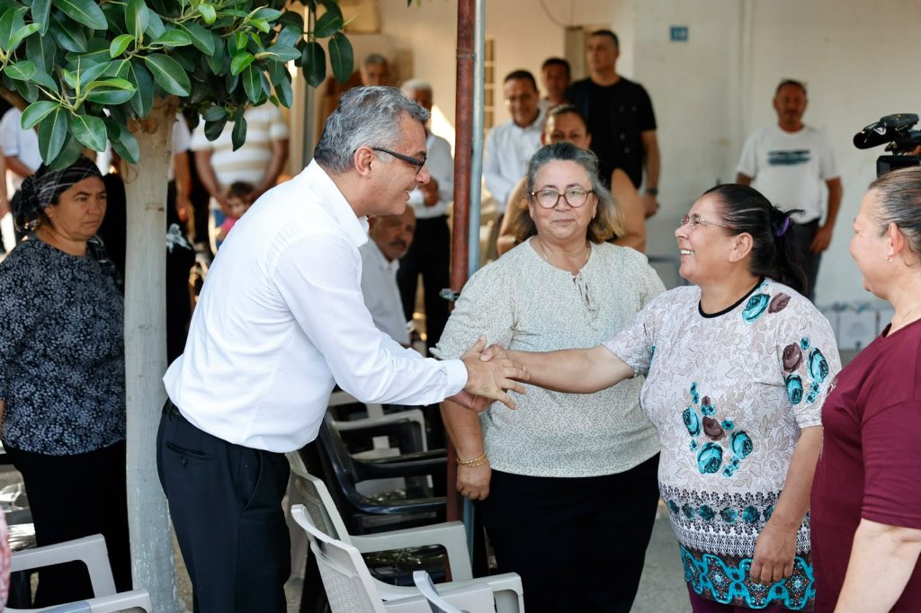 Cumhurbaşkanı Erhürman, Beyarmudu Belediyesi ile Dörtyol, Korkuteli ve Güvercinlik’i ziyaret etti