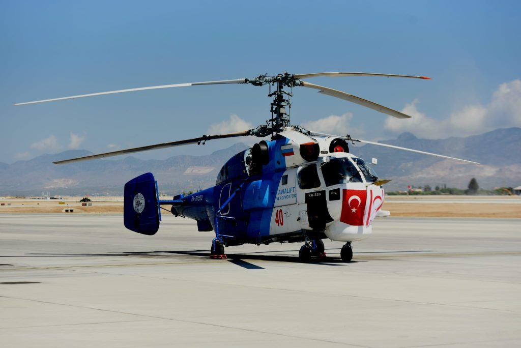 Cevdet Yılmaz KKTC’de… Ercan’da Yangın Söndürme Helikopteri teslim töreni yapıldı