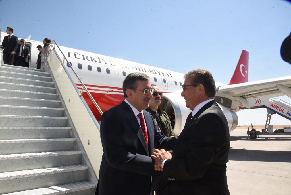 Cevdet Yılmaz KKTC’de… Ercan’da Yangın Söndürme Helikopteri teslim töreni yapıldı