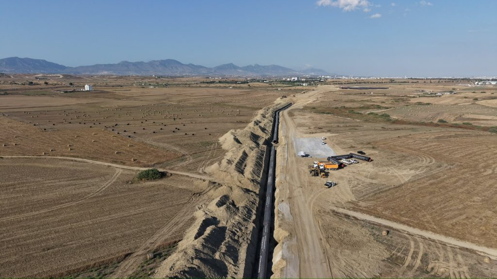 Çavuş ve Yumaklı, Mesarya Ovası Sulaması Ana İletim Hattı Projesi kapsamında yürütülen çalışmaları yerinde inceledi