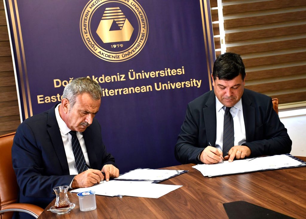 Gazimağusa Belediyesi ile DAÜ iş birliği ortak organizasyonlar düzenlemeye yönelik protokol imzaladı