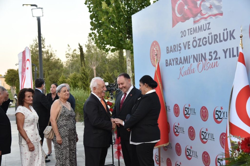 Meclis Başkanı Öztürkler, Barış Harekatı’nın 52. yıl dönümü nedeniyle resepsiyon düzenledi
