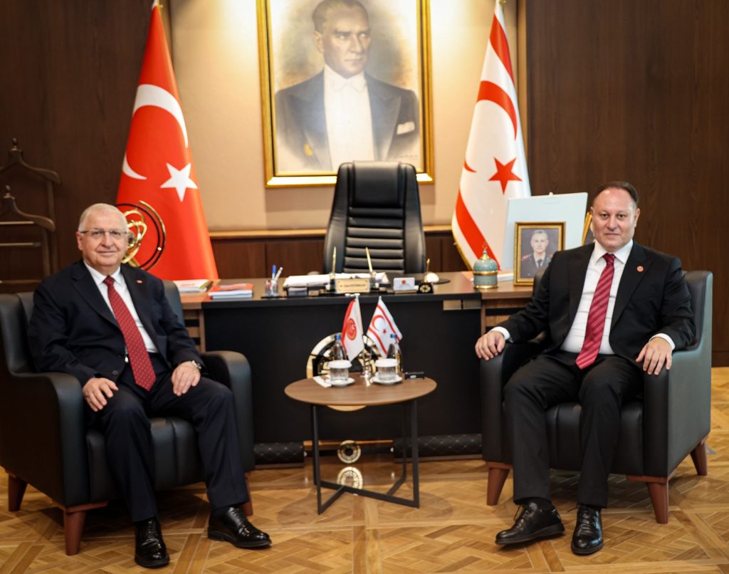 Meclis Başkanı Öztürkler TC Milli Savunma Bakanı Yaşar Güler’i kabul etti
